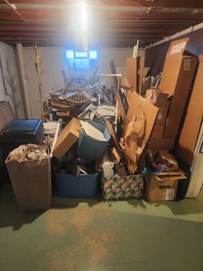 Roll-off dumpster container at job site for Construction Dumpster Rental in Glendive